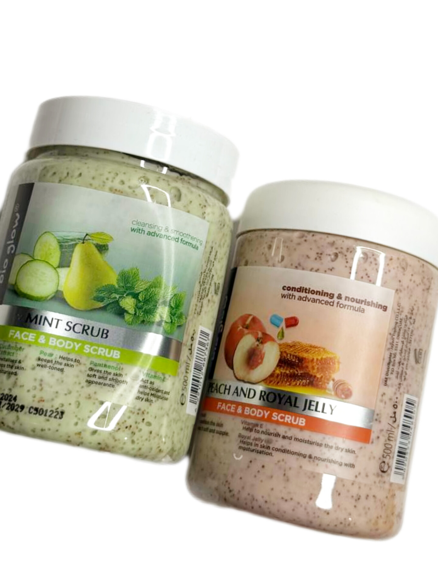 اسکراب شنی بدن و صورت Bio glow
