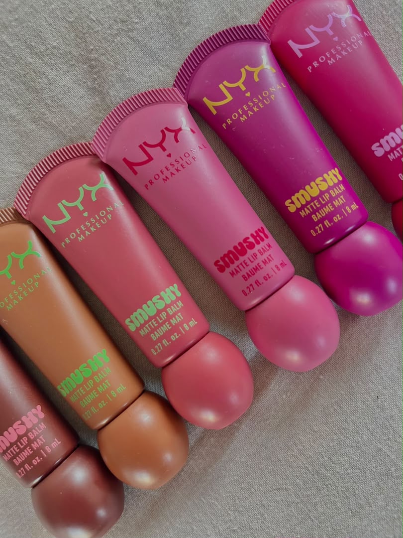 بالم لب رنگی مات نیکس nyx smushy matte lip balm